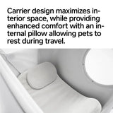 Rechargeable Pet Carrier Large Suitcase for Cat and Small Dog,Pet Trolley Case Rolling Carrier,with Ledlight Ventilation System