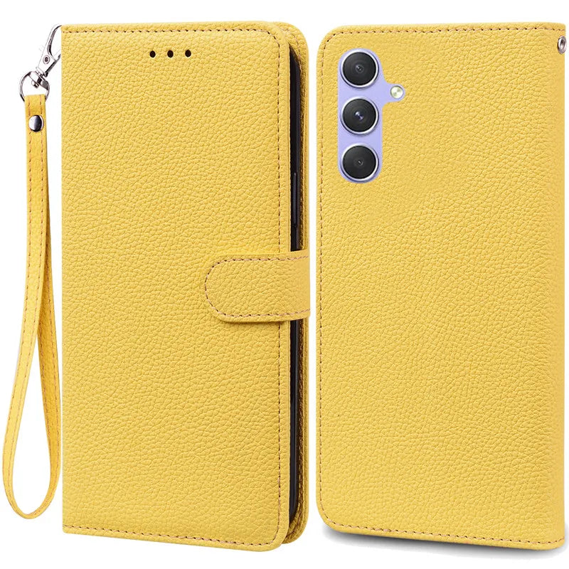 A24 A34 A54 Case For Coque Samsung Galaxy A34 Case Leather Wallet Flip Case For Samsung A54 5G GalaxyA54 A 34 A24 Phone Cases