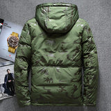 -20 Degree Winter White Duck Down Jacket Men Windbreaker Down Parkas Snow Camouflage Hooded Thick Warm Jackets Overcoat