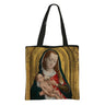 Our Lady of Guadalupe Virgin Mary Print Handbag Women Catholic Churches Canvas Shopping Bags Casual High-capacity Tote Bag Gift