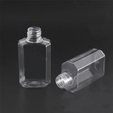 100/20/10Pcs Transparent Bottle With Flip Cap Plastic Hand Sanitizer Shampoo Bottle Empty Refillable Bottles Travel Accessories