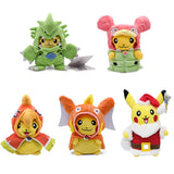 Pokemon Pikachu Cosplay Toys Charizard Snorlax Garchomp Tyranitar Hydreigon Anime Stuffed Plush Cartoon Peluche Dolls