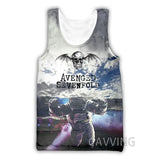 New Fashion Women/Men's 3D Print  Avenged Sevenfold  Rock Tank Tops Harajuku  Vest  Summer Undershirt Shirts Streetwear   V01