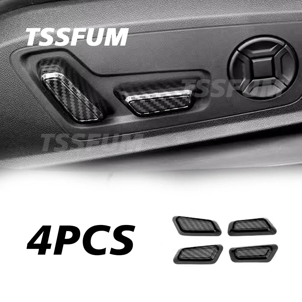 Car Interior Carbon Fiber Full Set Sticker for Audi A7 A6 C8 Allroad Avant 19-23 Gear Shift Panel Cover Interior Trim Accessorie