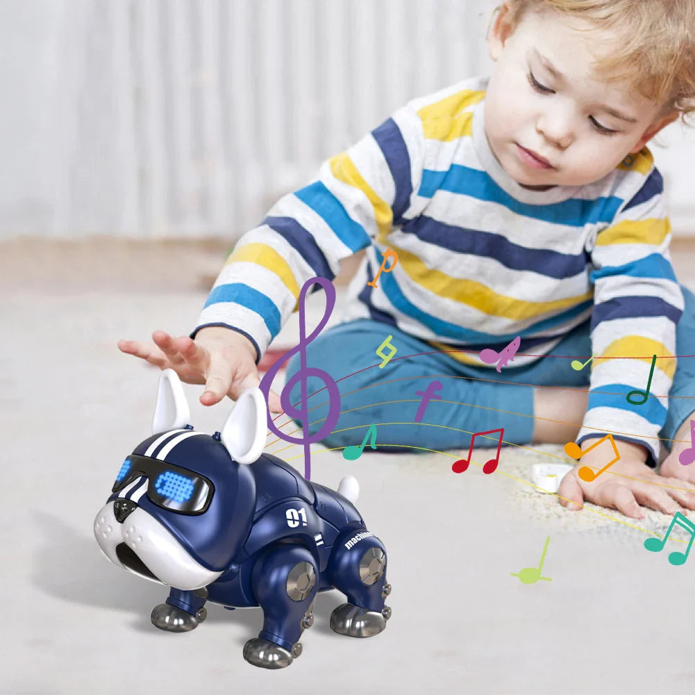 Smart Robot Dog Touch Functions Programmable Robot LED Eyes Robot Dog Toy with Singing Dancing&Walking for Kids 3+ Children Toy