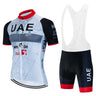 UAE Cycling Mtb Tricuta Man Uniform Men's Clothing Pants Jersey Costume Bike Clothes Shorts 2024 Laser Cut Mens Complete Bib Gel