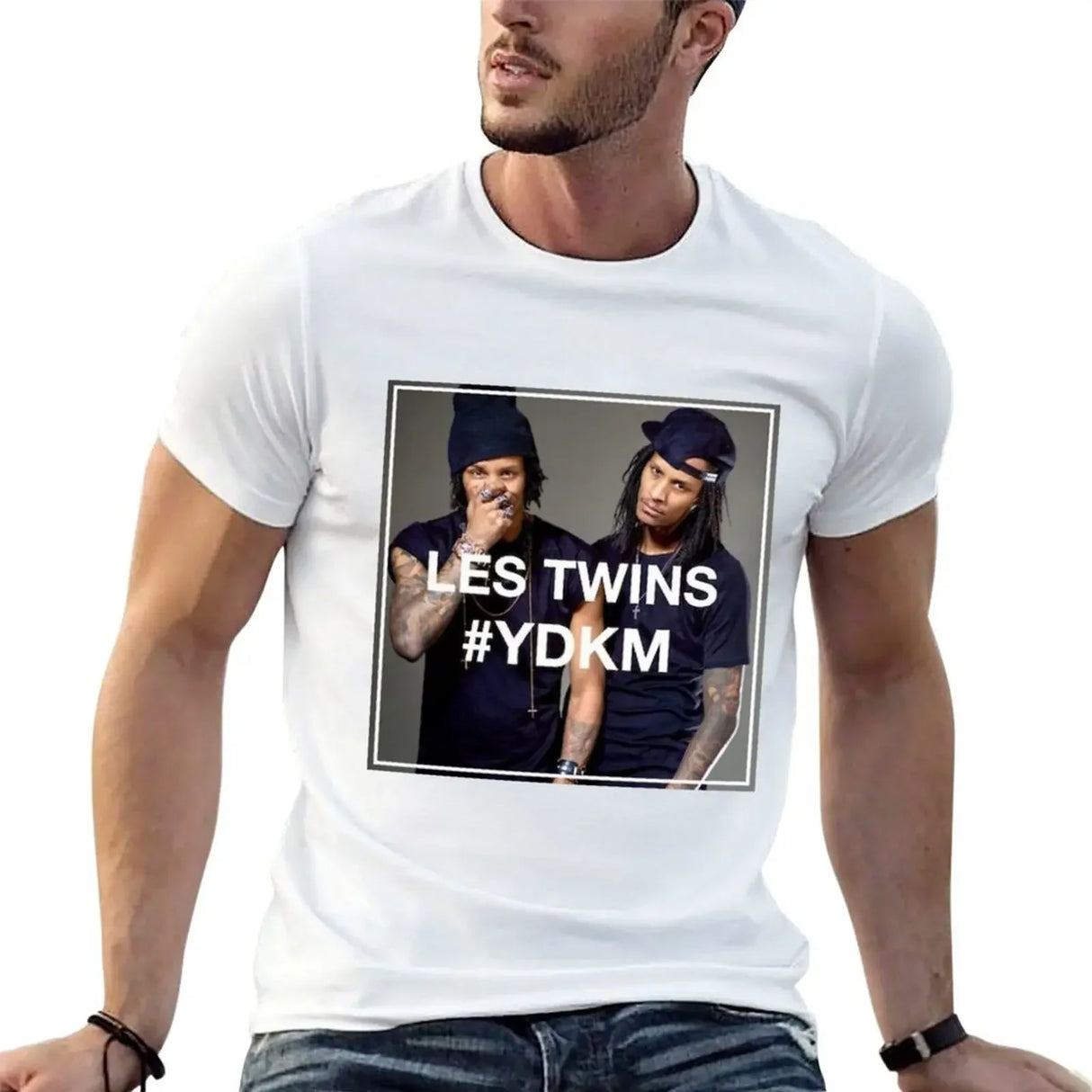 les Twins T-shirt quick-drying plain oversized t shirts for men