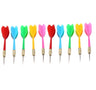 10PCS 11cm Darts Throwing Toy Darts Nice Flight Harrow Point multicolor Plastic Wing Needle Barrel Iron Copper Tip