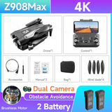 2023 HOT Z908 Pro / MAX Drone 2.4G WIFI Mini 4k Profesional Obstacle Avoidance Helicopter Remote Control Quadcopter RC Dron Toys