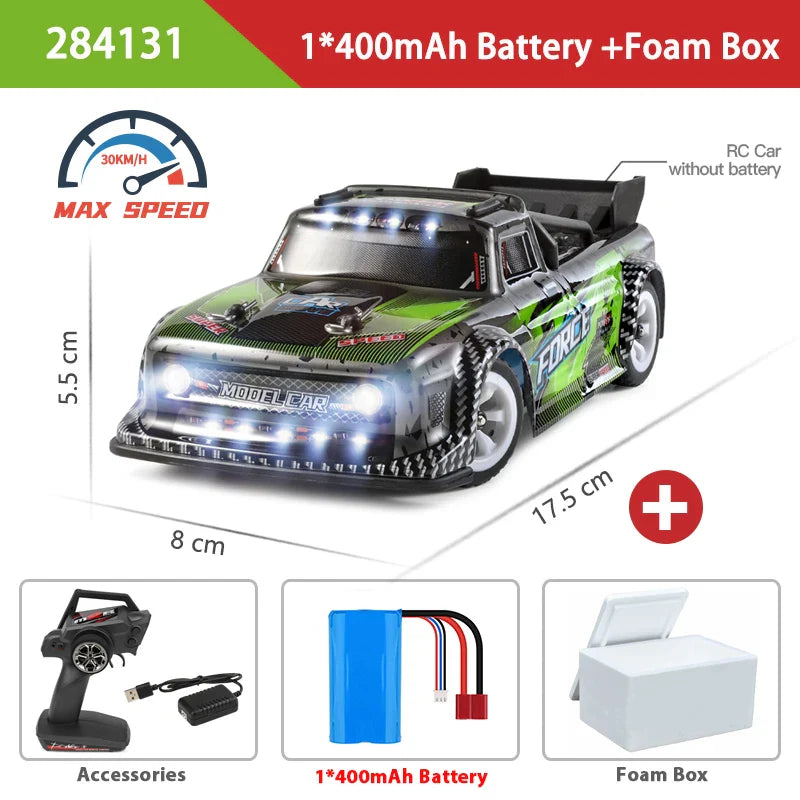 WLtoys 1:28 284131 284161 2.4G Racing Mini RC Car 30KM/H 4WD Electric High Speed Remote Control Drift Toys for Children Gifts