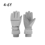 Waterproof Adult Kids Ski Gloves Thick Children Mittens Snowboard Outdoor Snow Child Winter Gloves for Boys Girls Fleece Lining