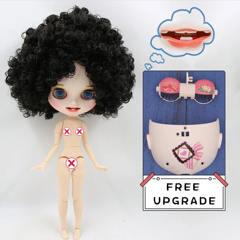 ICY DBS blyth doll CUSTMIZED carvd lips teeth matte face  joint body on sale 1/6 BJD neo azone