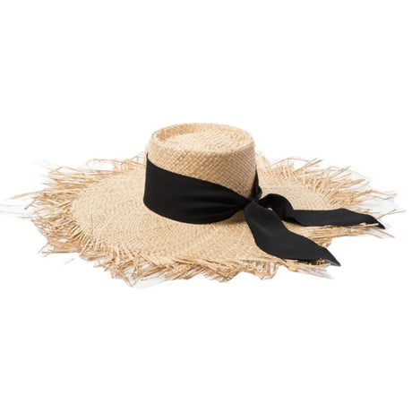 2024 Handmade Big Brim Hat Oversized Tassel Burrs Women Men Straw Sun Brim Hats Natural Raffia Panama Beach Summer Hat