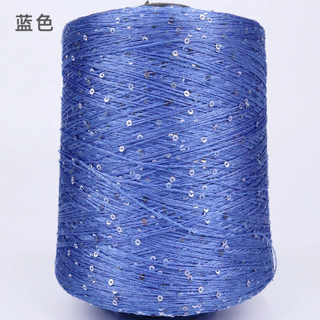 500G Glitter FancyYarn Sequin  Hand Crochet Thread Knitting Clothes Needleworkyarn With Sequins Knitting Yarn Needlework Sequins