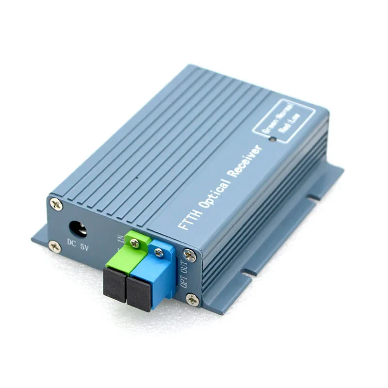 FTTH Fiber Optic Equipment Receiver Media Converter Node With AGC WDM Applications ONU XPON Network Transmission