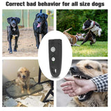 2 in 1 Ultrasonic Dog Repeller with Flashlight Training Aids and Behavior for Dogs Rechargeable Anti-bark Control Puppy Supplies