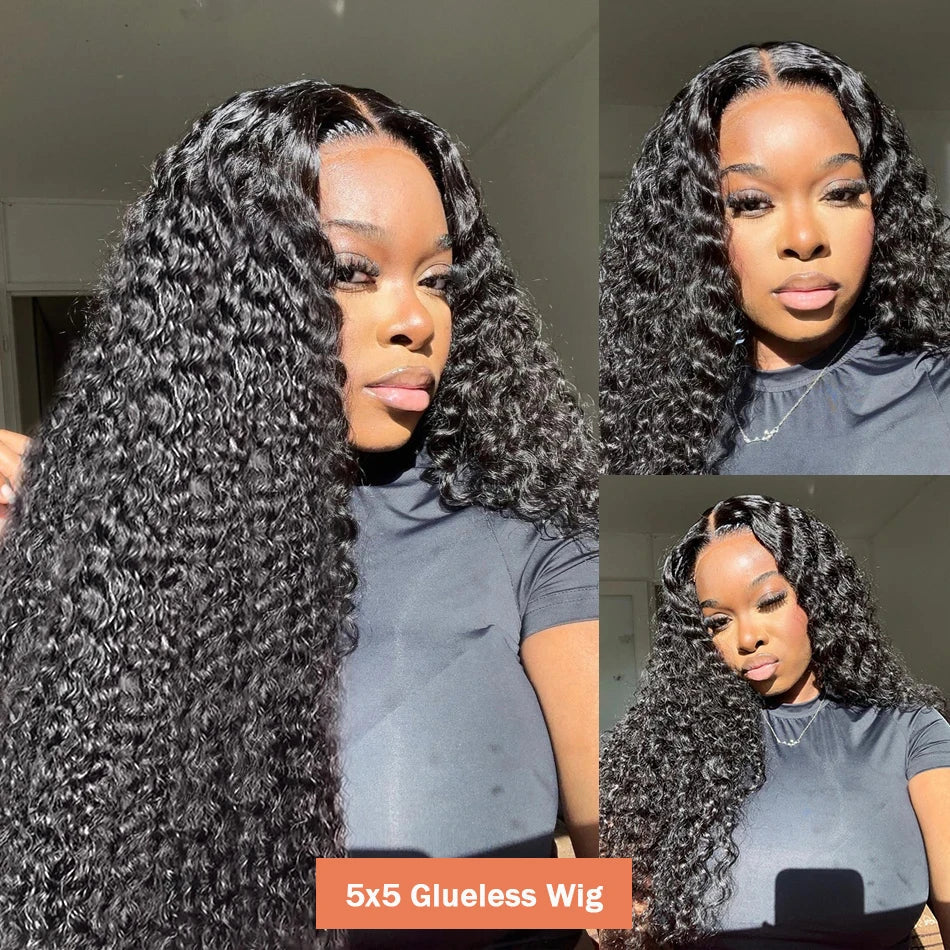 Wigirl 30 40 Inch Curly 13x4 13x6 Transparent Lace Front Human Hair Wigs Ready To Wear 5x5 Glueless Loose Deep Wave Frontal Wig