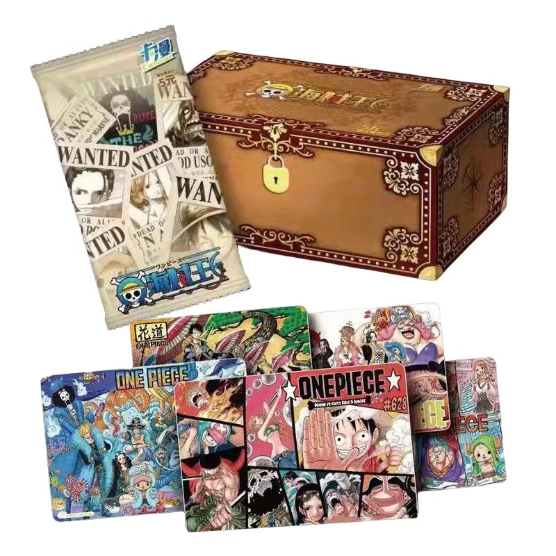 One Piece Collection Cards Anime Trading Game Luffy Sanji Nami TCG  Booster Box Game Cards