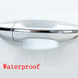 Car Door Handle Bowl Scratch Protective Invisible Transparent Stickers Silicon Rearview Mirror Anti-collision Protection Strip