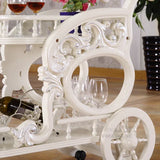 European  Homestay Storage Cart Restaurant Household Double-decker Trolley Hotel Bar Club Wine Racks Dining Kitchen Islands Bf