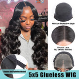 Body Wave 13x4 13x6 HD Transparent Lace Front Wigs 30 40 Inch Brazilian Water Wave 5x5 Closure Glueless Wig Human Hair For Women