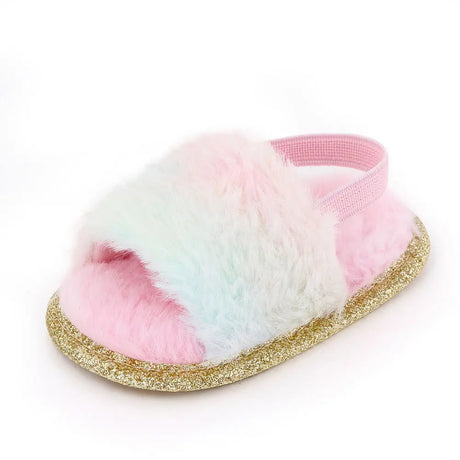 Fashion Faux Fur Baby Shoes For Newborn Spring Winter Cute Infant Toddler Baby Boys Girls Shoes