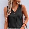 Womens V-Neck Sleeveless Tank Vest Tops Ladies Summer Casual T-Shirt Blouse Tee Clothings For Female Plus Size Oversized 2023