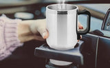 450ml Electric Coffee Mug Cup thermal Car Heating Cup 12V Travel Heating Stainless Steel Coffee Cup Car Electrical Appliances