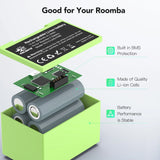 Melasta 14.4V 2900mAh Battery for iRobot Roomba e Replacement Lithium Ion and i Series i7 7150 7550 i7+ 7550 e5 e6 i3 i3+ i4 i4+