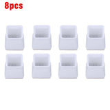 Upgraded 8/16pcs Furniture Silicone Protection Cover with Felt Pads Chair Legs Floor Protectors Caps Anti-Slip Table Feet Covers