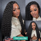 Loose Deep Wave 13x6 HD Lace Front Human Hair Wig Brazilian For Women Curly Water Wave Wigs Human Hair 5x5 Closure Glueless Wig