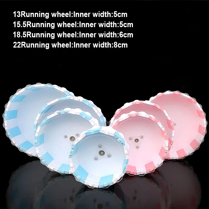 Pet Sport Wheel Hamster Disc Exercise Wheel Silent Rotatory Jogging Wheel Hamster Running Wheel Funny Running Disc Toy