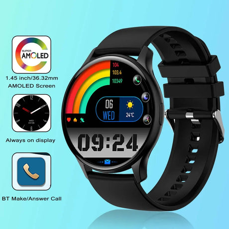 2024  new  Men Smart Watch HK89 1.43 AMOLED Answer Make Call Watch Always On Display IP68 Waterproof Sport Smartwatch Women Men