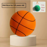 24CM Size 7 Bouning silent ball basketball mute ball basketball Football Full Foam Sports Toy Kids Adult Christmas Gift