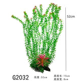 24-52cm Large Aquarium Plants Plastic Grass Fish Tank Decor Artificial Fake Water Plant Ornaments Aquarium Accessories