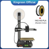 KINGROON KP3S Pro V2 High Speed 3D Printer Fast Printing Max 500mm/s 3DPrinter 25 Point Auto-Leveling 100Mbps Network 3D Printer