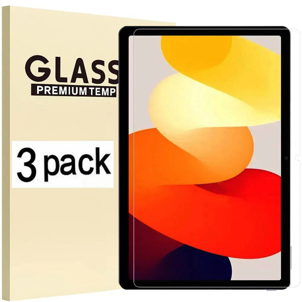 (3 Packs) Tempered Glass For Xiaomi Redmi Pad SE 4 Plus 5 6 Pro 7.9 8.0 10.1 11 10.61 Screen Protector Tablet Film