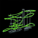 193PCS Electric Intelligence Marble Race Run Ball DIY Building Mini Roller Coaster Rail Track Ball Educational Toy Child's Gift