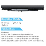 HS04 HS03 Laptop Battery for HP 807956-001 807612-421 807611-131 HSTNN-LB6U 15-AY039WM 14 17 TPN-I119 240 245 246 250 256 G4/G5