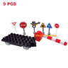 Big Building Block Track Set Electric Intelligent Locomotive Railway Duplo Train Children's Education Programming Assembled Toys