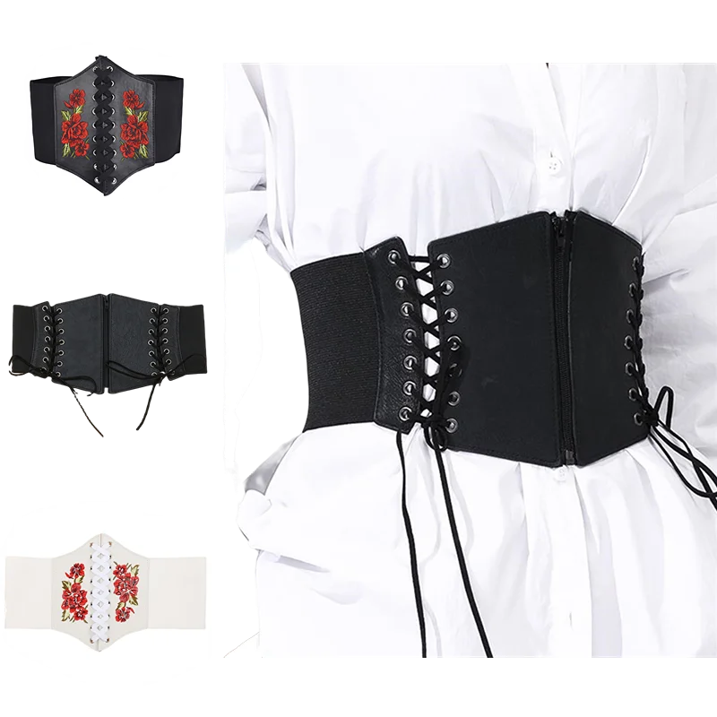 1PC Women Corset Fashion Body Shaper Wide Waistband Body Building Cummerbund Ladies Decorative Corset Clothes Accessories