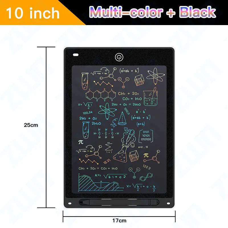 6.5/8.5/10/12/16/19In LCD Drawing Board Writing Tablet Digit Magic Blackboard Art Painting Tool Kids Toy Brain Game Child's Gift