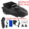 GPS Fishing Bait Boat w/ 3 Bait Containers Automatic Bait Boat 400-500M Remote Range Fishing Accessories Sea Ftackle