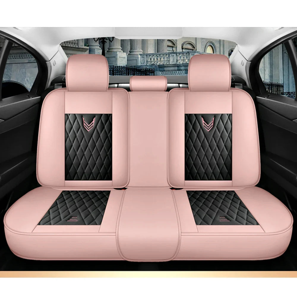 Leather Car Seat Covers for Renault Megane 2 3 Fluence Scenic Clio Captur Kadjar Logan 2 Duster Arkana Kangoo for Vehicle Parts