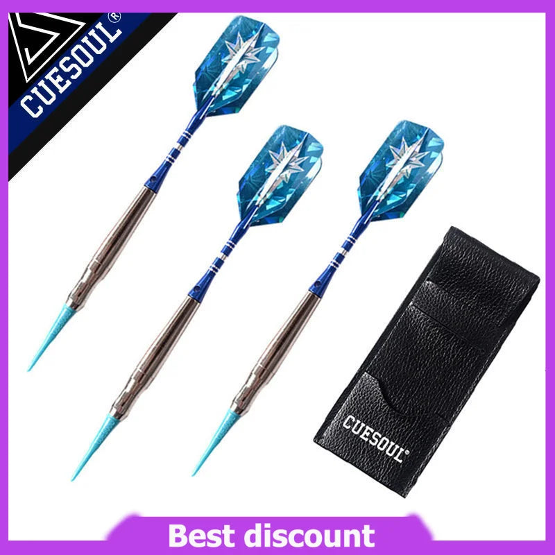 3PCS CUESOUL 18g 17g  Copper Iron Dart Barrel Electronic Soft Tips Dart Aluminum Shafts Dart Bar Games