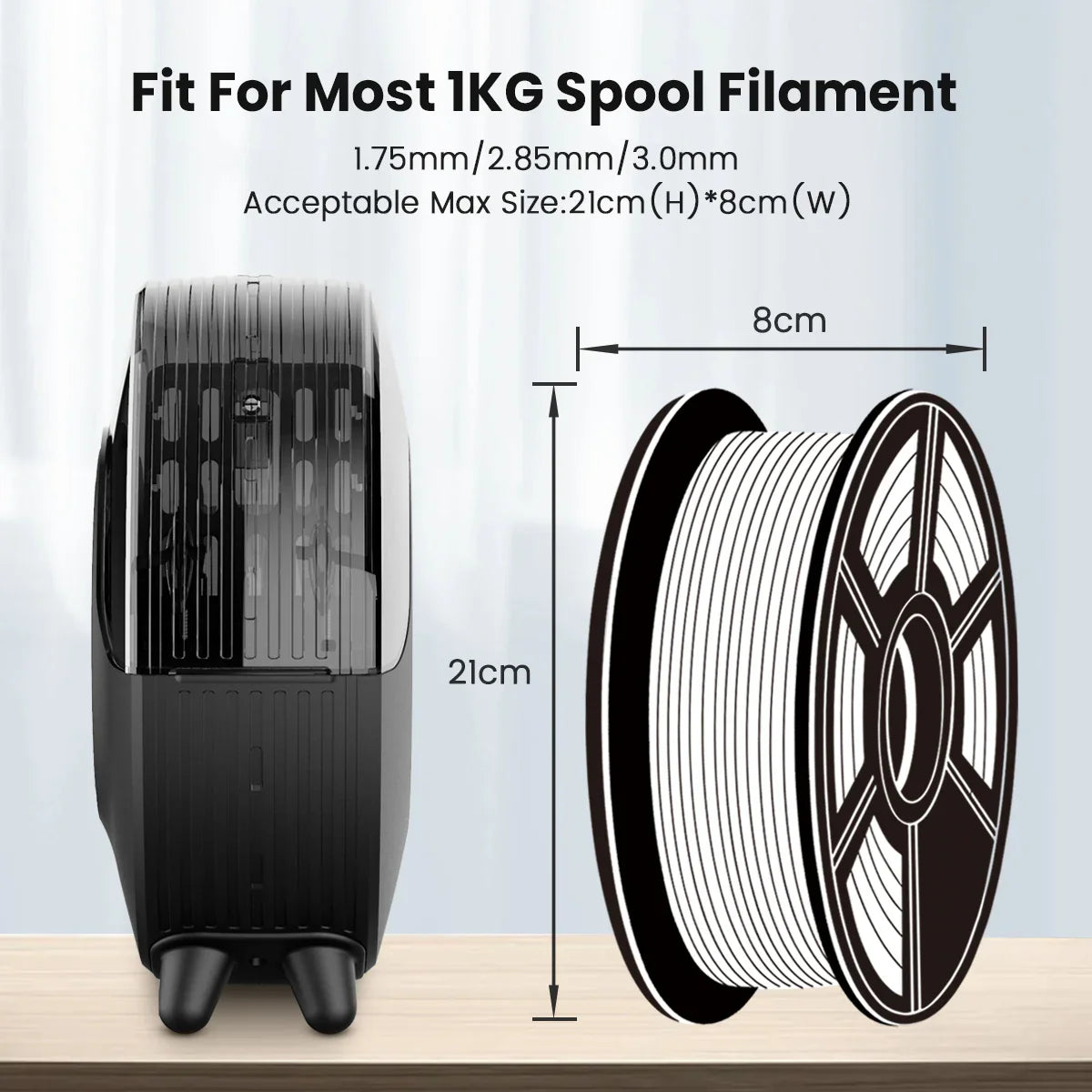 SUNLU 3D Filament Dryer Box S2 Storage Arid Machine FDM Accessories Parts Filament Holder Printer Mate FilaDryer S2 Fastshipping