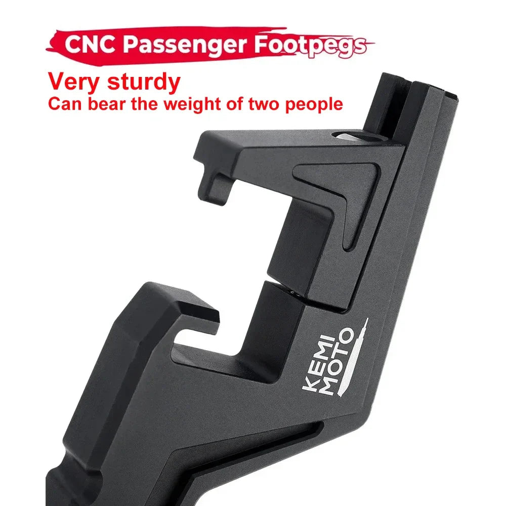 Passenger Foot Peg Extensions For Surron For Segway X160 X260 Motocross Bike Dirt Bike Off-Road Accessories Extended Bracket CNC