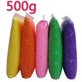 500g Super Light Clay Colorful Plasticine Color Handmade Soft Modeling Clay Educational Toy DIY Light Slimes For Children