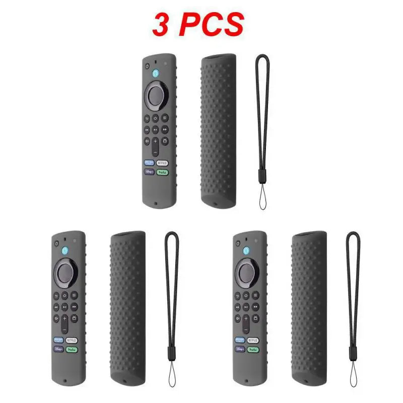 1~4PCS For Amazon Fire TV Stick 4K TV Stick Remote Silicone Case Protective Cover Skin Remote Control Protection Silicone Cover