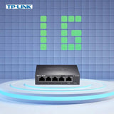 TP-Link Gigabit Switch 5 Port Rj45 Network Splitter Hub Ethernet CAT5  Lan 1000M TL-SG1005D Monitor Internet Plug and Play